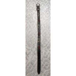 VTG Harley Davidson Wings Motorcycles Black rubber Belt - Medium 98773-94VK USA